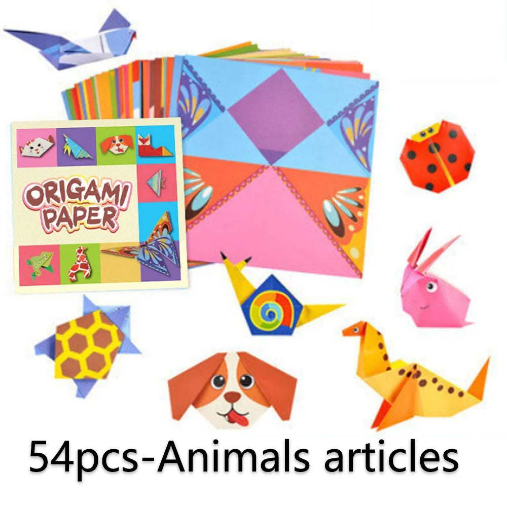 Origami Kit with 30/108 Sheets Origami Paper and Guiding Book – DIY Art Craft Project Supplies for Beginners and Kids