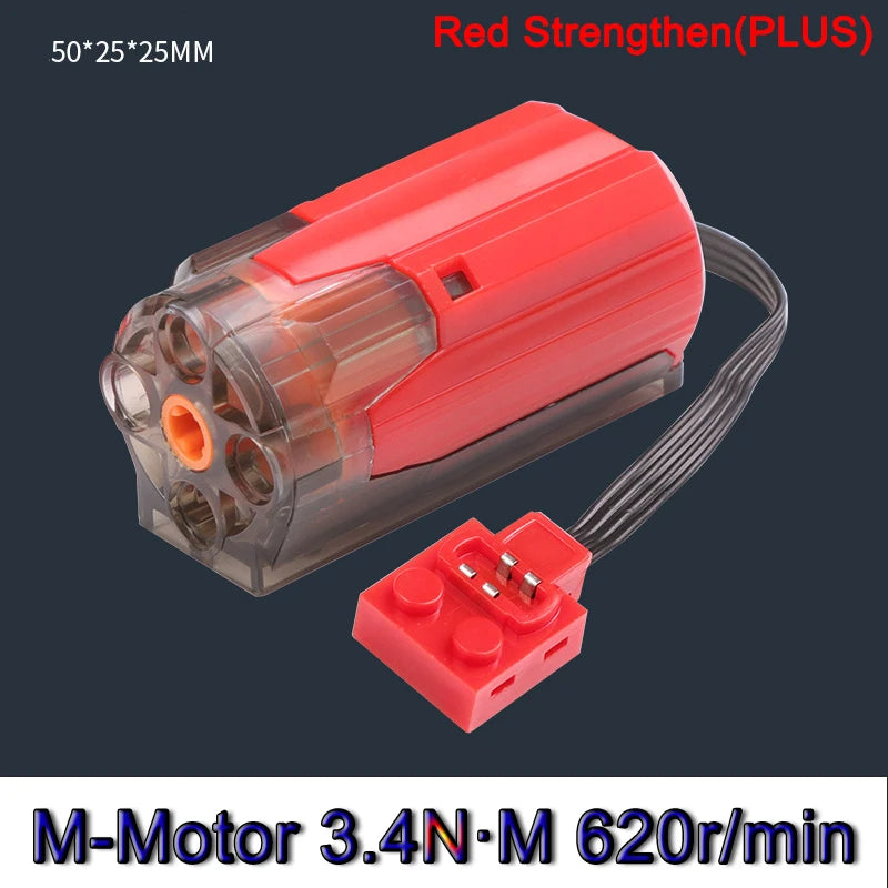 Technical MOC Micro Motor Kit – RC Power Functions Accessories for DIY Car Building Blocks