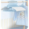 5-Pack Anti-Slip Baby Clothes Hangers, Plastic Body with Metal Hooks — Adjustable Nursery & Kids Coat Hanger