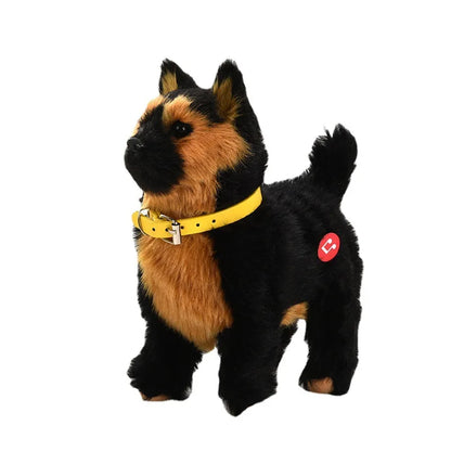 Simulation Robot Dog Toy with Sound, Walking, Nodding, Music, and Touch Control, Electronic Pet Gift for Children