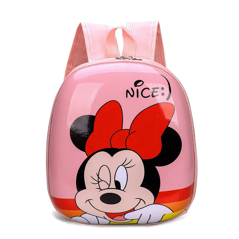 Minnie Cute Girl Backpack Disney Cartoon Spriderman Children Backpack Mickey Kids Schoolbag Elsa Shoulder Bag - Kidzy Market