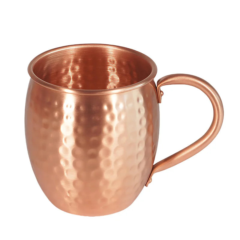 100% Solid Copper Moscow Mule Mug – 350 ml (12 fl oz) Pure Copper Beer & Cocktail Cup