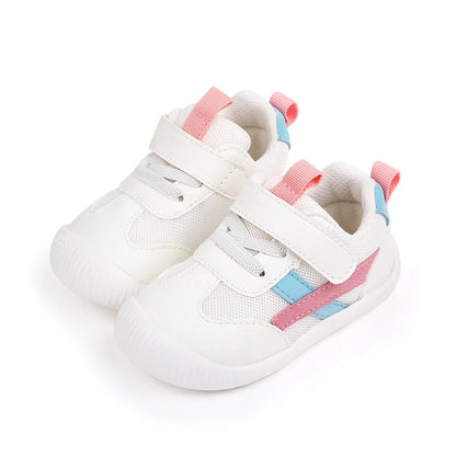 Baby Toddler Shoes Four Seasons 0-3 Year Old Children's Soft Sole Non-Slip Shoes Girl Boy Mesh Breathable Walking Shoes
