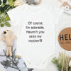 Funny Baby Onesies – Cute European Style Newborn Bodysuit, Summer Toddler Clothes for Boys & Girls, Short Sleeve Romper Gift