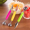 Dual Head Fruit Carving Knife Melon Baller Scoop