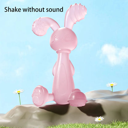Baby Liquid Silicone Rabbit Gum Teething Stick - Baby Grinding Tool to Soothe and Bite