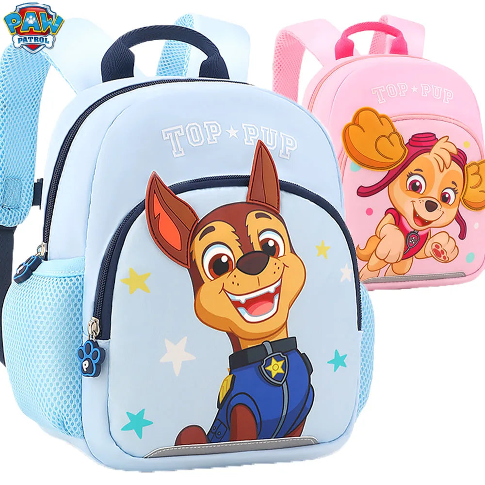 Genuine Paw Patrol Chase & Skye Travel Bag - 26cm Kids Backpack, Fashion Preschool Satchel Knapsack, Children Gift for 1-5T - Kidzy Market