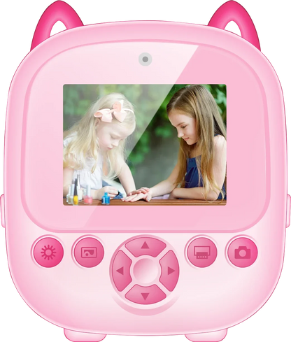 S5 Kids HD Digital Camera with Thermal Print, Photo Printing, and HD Video Gift