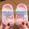 Summer Kids’ Sandals – Hole Children’s Shoes, Soft Anti-Skid Cartoon DIY Design, Sandy Beach Shoes for Boys & Girls, Baby Slippers