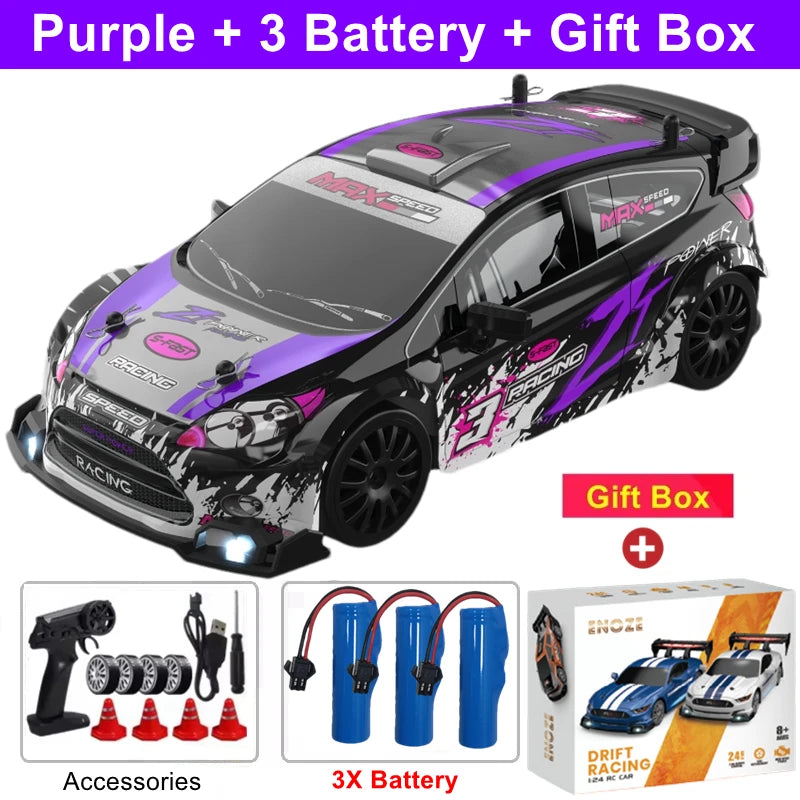 Oike 1:24 Remote Control Drift RC Car with 4WD and 2.4G Radio Control