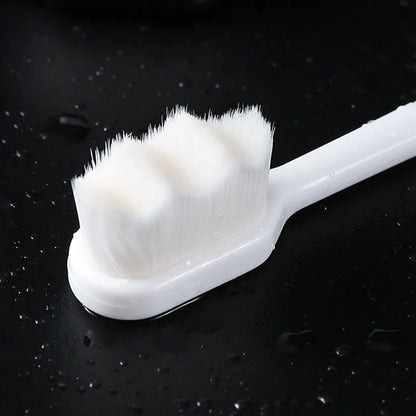 Environmentally Friendly Toothbrush Ultra-fine Soft Flat and Waves Head Deep Cleaning Teeth Adult Kids Manual Toothbrush for Oral Care
