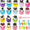 Animals Mini Vegetable Fruit Cutters Shapes Set for Kids - DIY Cookie Biscuit Stamps and Mold