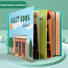 Quiet Book Magic Sticker Montessori Activity Book for Babies & Toddlers Early Learning Cognitive Toy