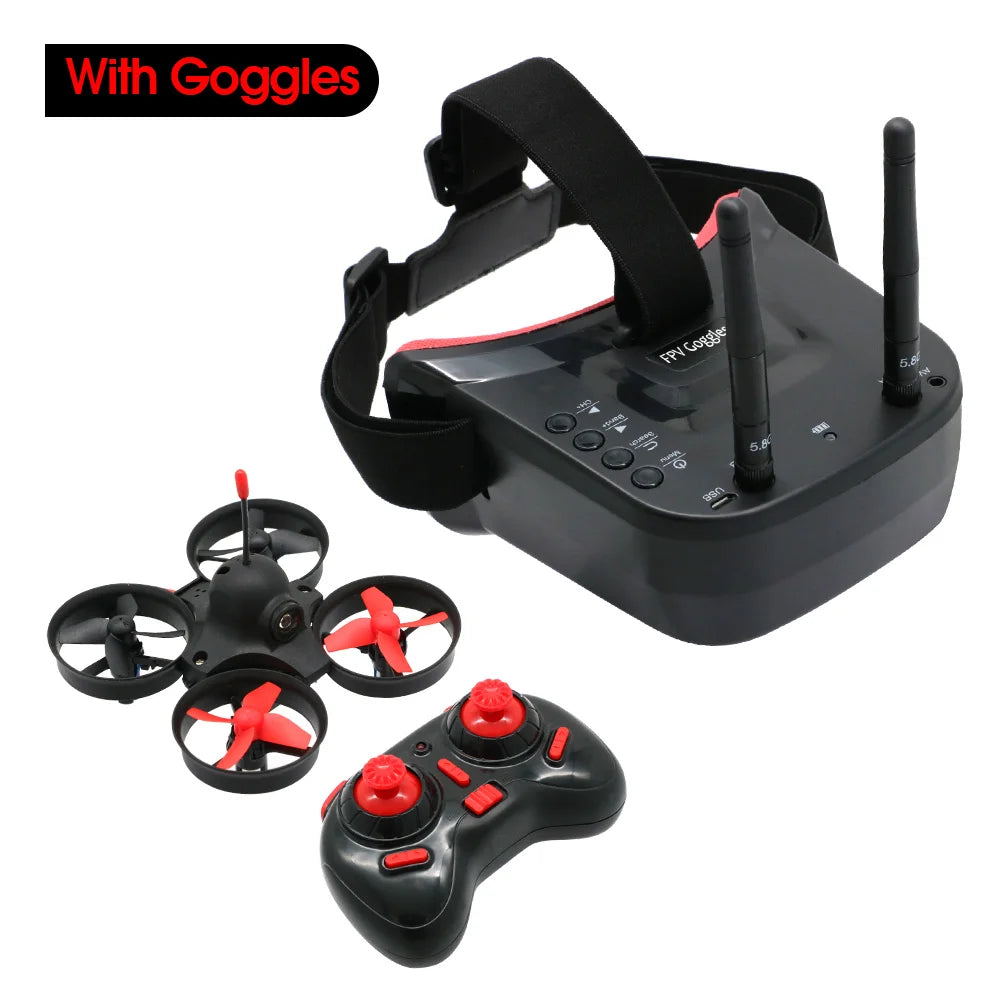 RTF Micro FPV Racing Quadcopter – 5.8G 800TVL Camera with 3-Inch FPV Goggles
