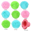 Children's DIY Plasticine Mold Modeling Clay Accessories - Play Dough Tool Kit with Plastic Set, Knife, and Mold, Educational Toys Gift for Kids
