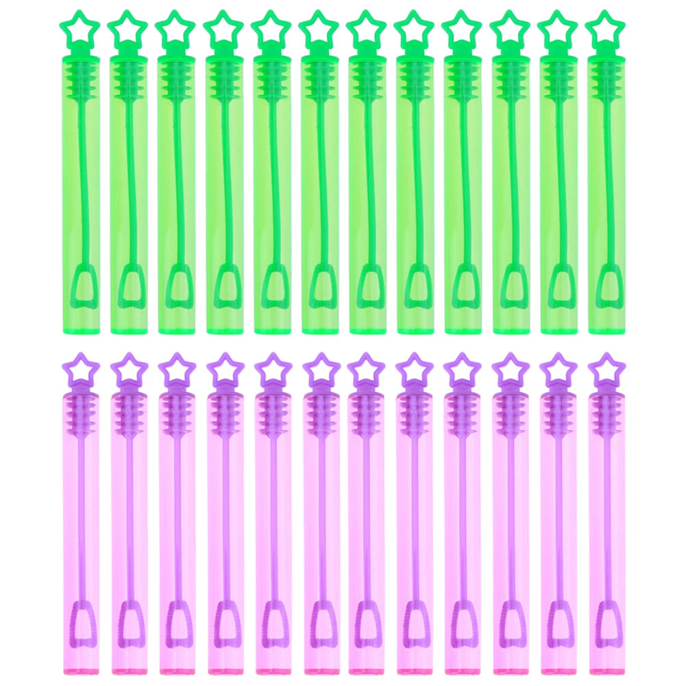 Mini Bubble Wands Party Favors - Assorted 10/24/40-Pack Colorful Round Bubble Soap Bottles & Bubble Stick Sets for Kids, Weddings, Easter