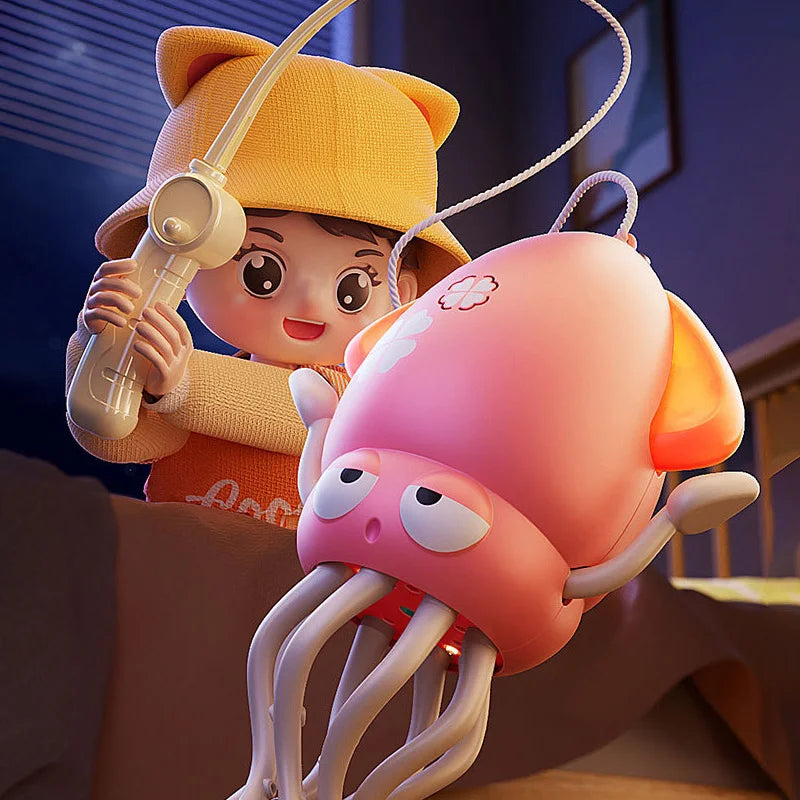 Dancing Octopus Kid Electronic Pet Toy, Cartoon Interactive Educational Moving Toy Gift for Toddlers