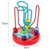 Educational Rainbow Tower Four Column Shape Twist Baby Toy