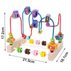 Montessori Wooden Bead Maze and Abacus – Early Math Toy for Toddlers Ages 1–3