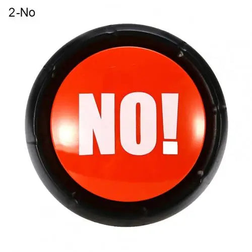 Funny Talking Button No Sorry Yes Sound Party Gag Toy for Home and Office