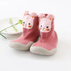 Baby First Walker Shoes – Soft Rubber Sole Non-Slip Knit Booties for Infants & Toddlers (Boys & Girls)