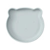 1PC Silicone Baby Suction Plate – Cartoon Bear Shape Feeding Plate for Kids, Baby Food Storage & Eating Training Tableware