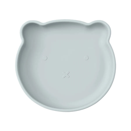 1PC Silicone Baby Suction Plate – Cartoon Bear Shape Feeding Plate for Kids, Baby Food Storage & Eating Training Tableware