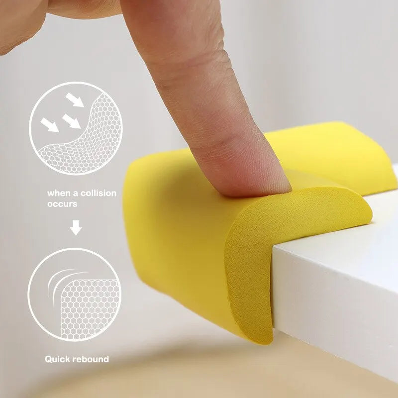 10PCS Baby Safety Corner Protectors – Soft Table Edge Guards for Childproofing Furniture