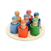 Silicone Watermelon Building Blocks BPA-Free Montessori Stacking & Balance Toy for Toddlers and Kids