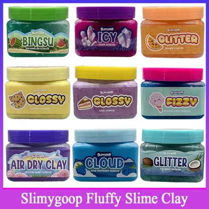 Fluffy Slime Clay Kit - Air Plasticine Toy for Children, Big Size Kids Birthday Gift Set, Soft Slime Plasticine Games