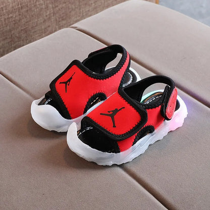 Lovely New Summer Brand Classic Children Sandals – LED Glowing Cool Girls’ & Boys’ Sandals, Fashion Toddler Sneakers for Kids