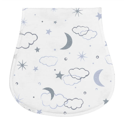 2-Layer Absorbent Burp Cloths – Soft Cotton Baby Bibs for Feeding & Teething - Kidzy Market