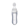 Mushy Food Feeder Spoon for Babies - Puree, Juices, Egg Custard Feeder, Press Type Bottle Spoon, Infant & Kids Nipple Utensils