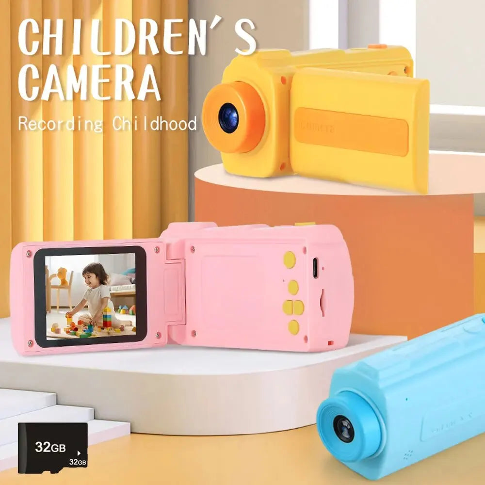 Kids Video Camcorder with 1080P, 20MP High Resolution, Portable Mini Digital Camera, 2.4-Inch Large Display Screen, Birthday Gift
