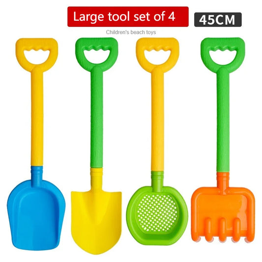 Large Beach Sand Shovels for Kids Thickened Plastic Sand Rakes and Dredging Tools