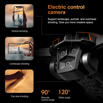 K12 Max RC Drone – 8K HD Camera Foldable Quadcopter with Brushless Motor and Obstacle Avoidance