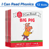 I Can Read Phonics – 12-Book Set, My Very First Picture Books for Kids and Babies Montessori Reading Story Collection