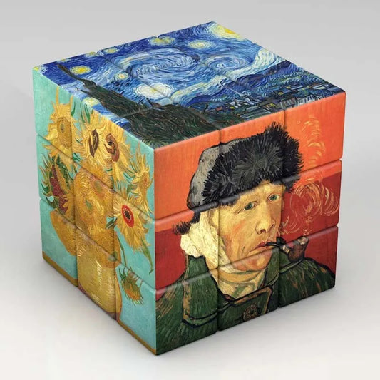 3x3x3 Magic Cube, Planets, Astronauts, Famous Paintings, Celebrity Art, Children's Puzzle Toy, Magic Cube Gift