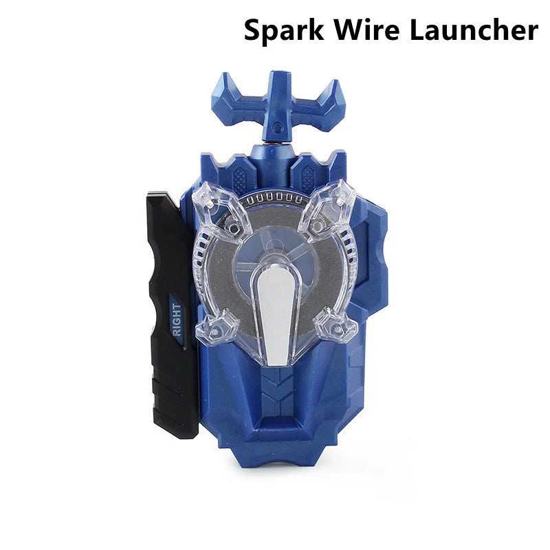 Two-Way Burst Launchers – Custom Right and Left Gyro Pull Rod, Spinning Top Accessories Toy for Children