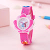 Children’s Cartoon Mermaid Shell Watch 3D Pattern PVC Soft Skin-Friendly Learning Watch