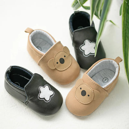 Baby Unisex Cotton Shoes – Cute Animal Bee Anti-Slip Soft Bottom First Walkers for Boys & Girls, Newborn Toddler Crib Shoes
