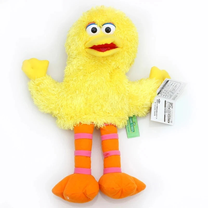Large Sesame Street Elmo Plush Hand Puppet, Soft Cartoon Doll for Kids Gift