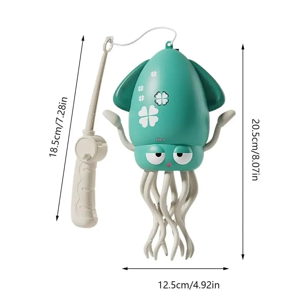 Dancing Octopus Kid Electronic Pet Toy, Cartoon Interactive Educational Moving Toy Gift for Toddlers