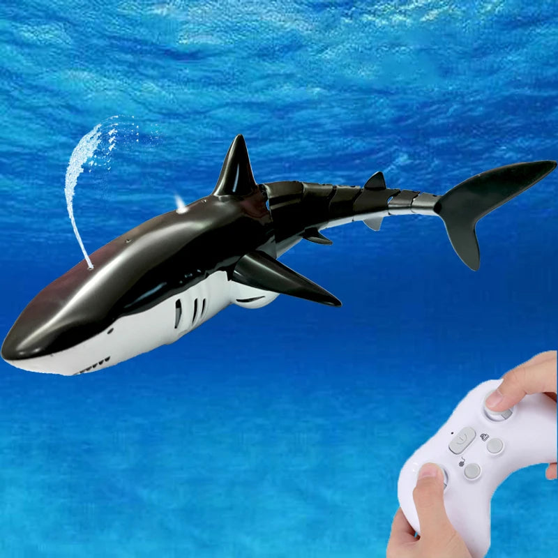 RC Shark and Whale Toy – Electric Remote Control Dolphin Submarine for Pool and Bath