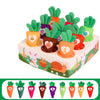 Montessori Baby Carrot Harvest Pull Toy for Toddlers - Motor Skills Training Tissue Box Game