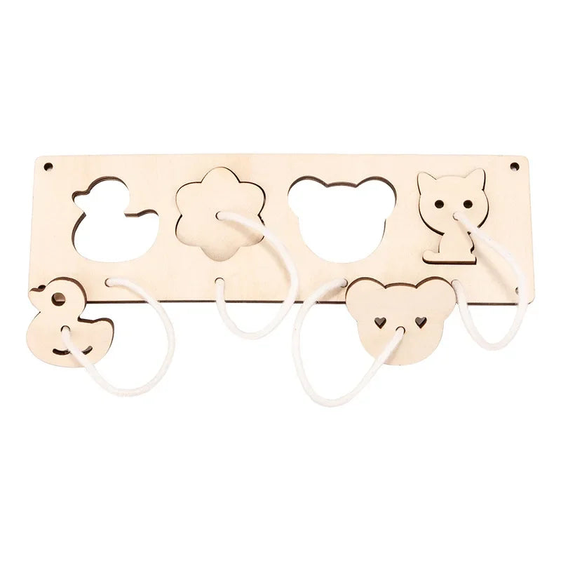 DIY Busy Board Accessories – Montessori Teaching Aids for Baby Early Education, Learning Skill Toy Parts and Wooden Board Games