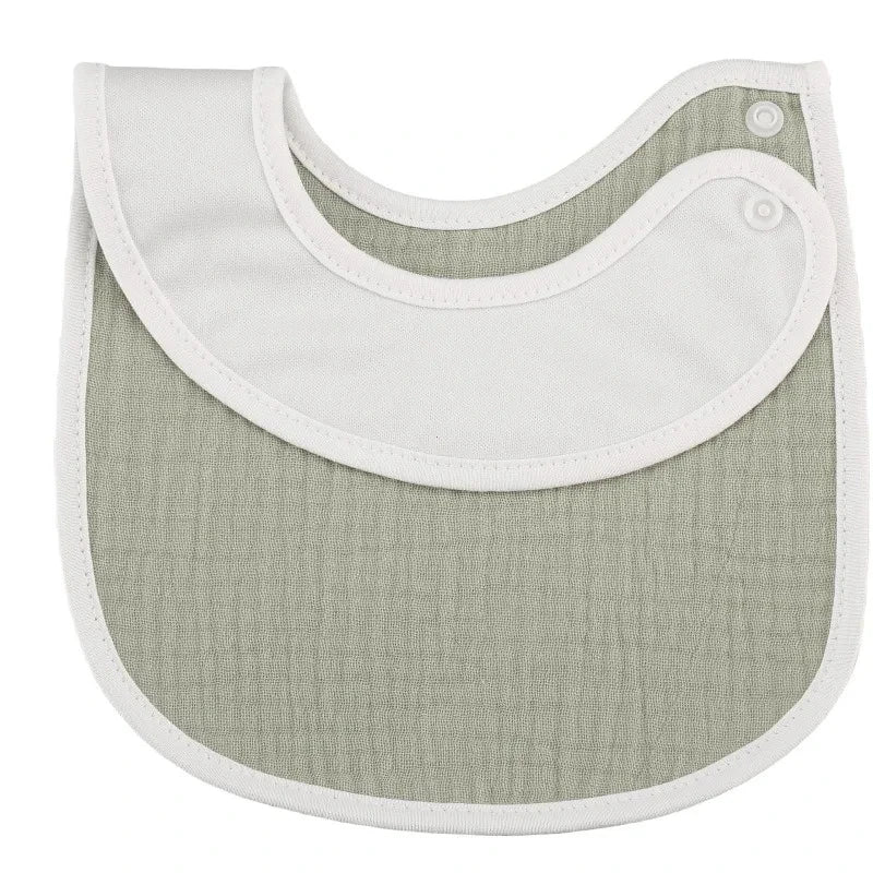 2-Piece Set – Cotton Waterproof Baby Bibs, Four Seasons Bibs & Newborn Burp Cloths for Boys & Girls, Soft Drooling & Breastfeeding Towels - Kidzy Market