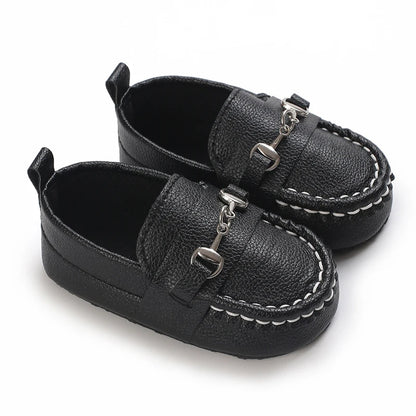 Casual Slip-On Loafer Shoes for Baby Boys – Lightweight Non-Slip Flat Shoes for Indoor & Outdoor Walking