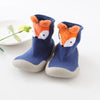Baby First Walker Shoes – Soft Rubber Sole Non-Slip Knit Booties for Infants & Toddlers (Boys & Girls)