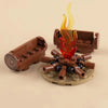 Medieval Building Blocks Playset - Viking Warriors Camp, Pirate Ship & Castle Wall (Compatible with Major Brick Brands)